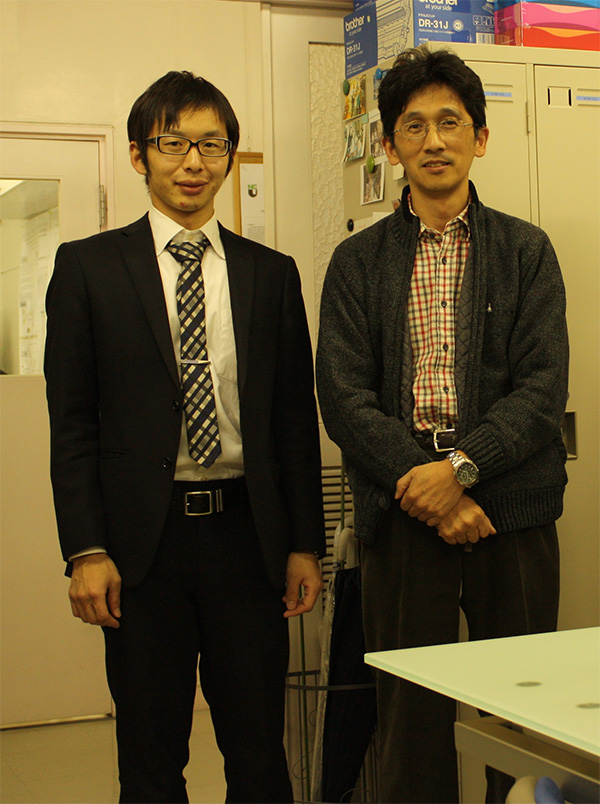 湯川先生（右）と夏目さん