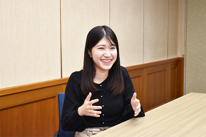 医学部4年生　桐原聖子さん