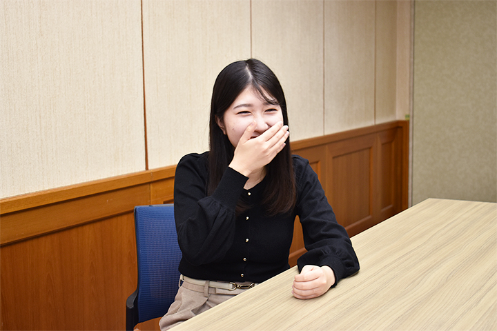 医学部4年生　桐原聖子さん