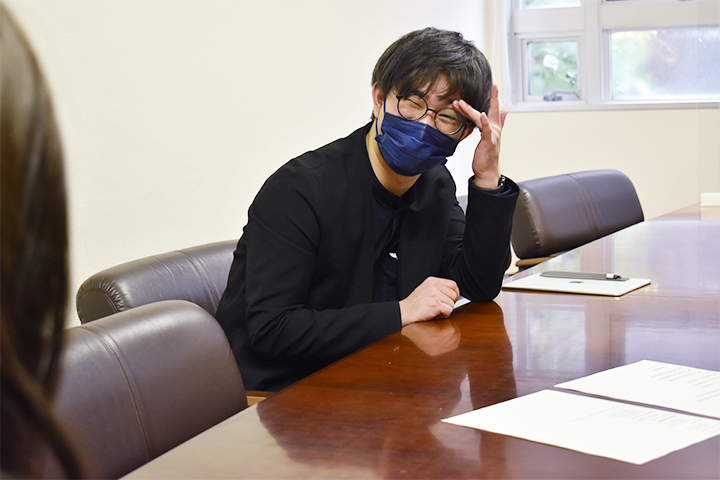 大学院理学研究科 博士前期課程１年　鈴木 涼月さん