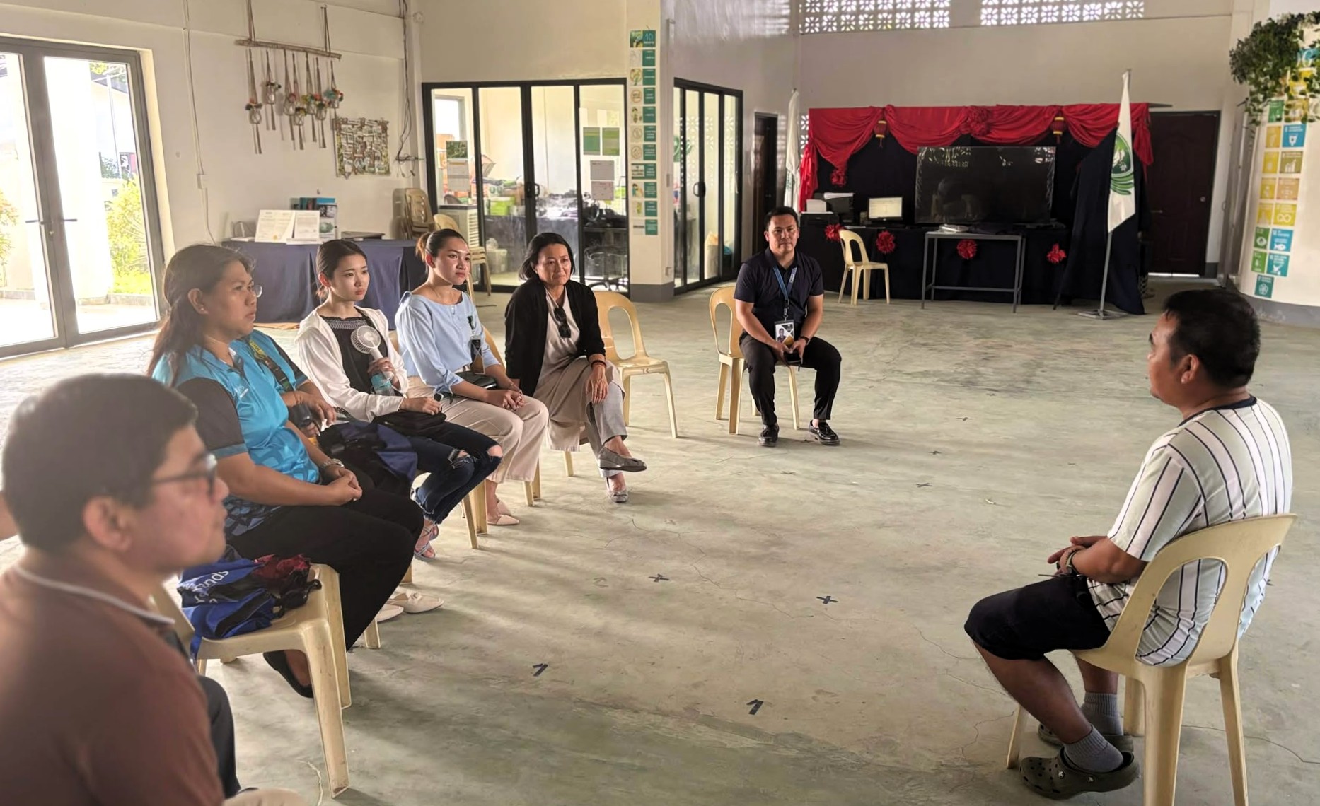 住民へのインタビュー