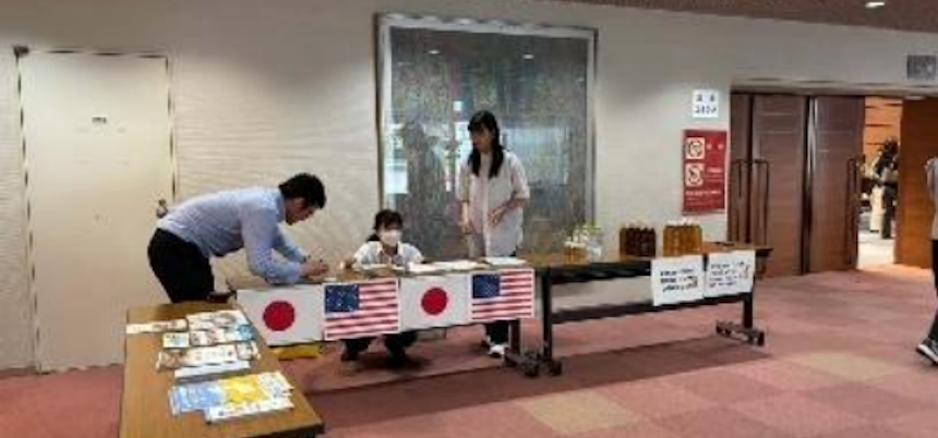 受付準備の様子