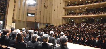 入学式の様子