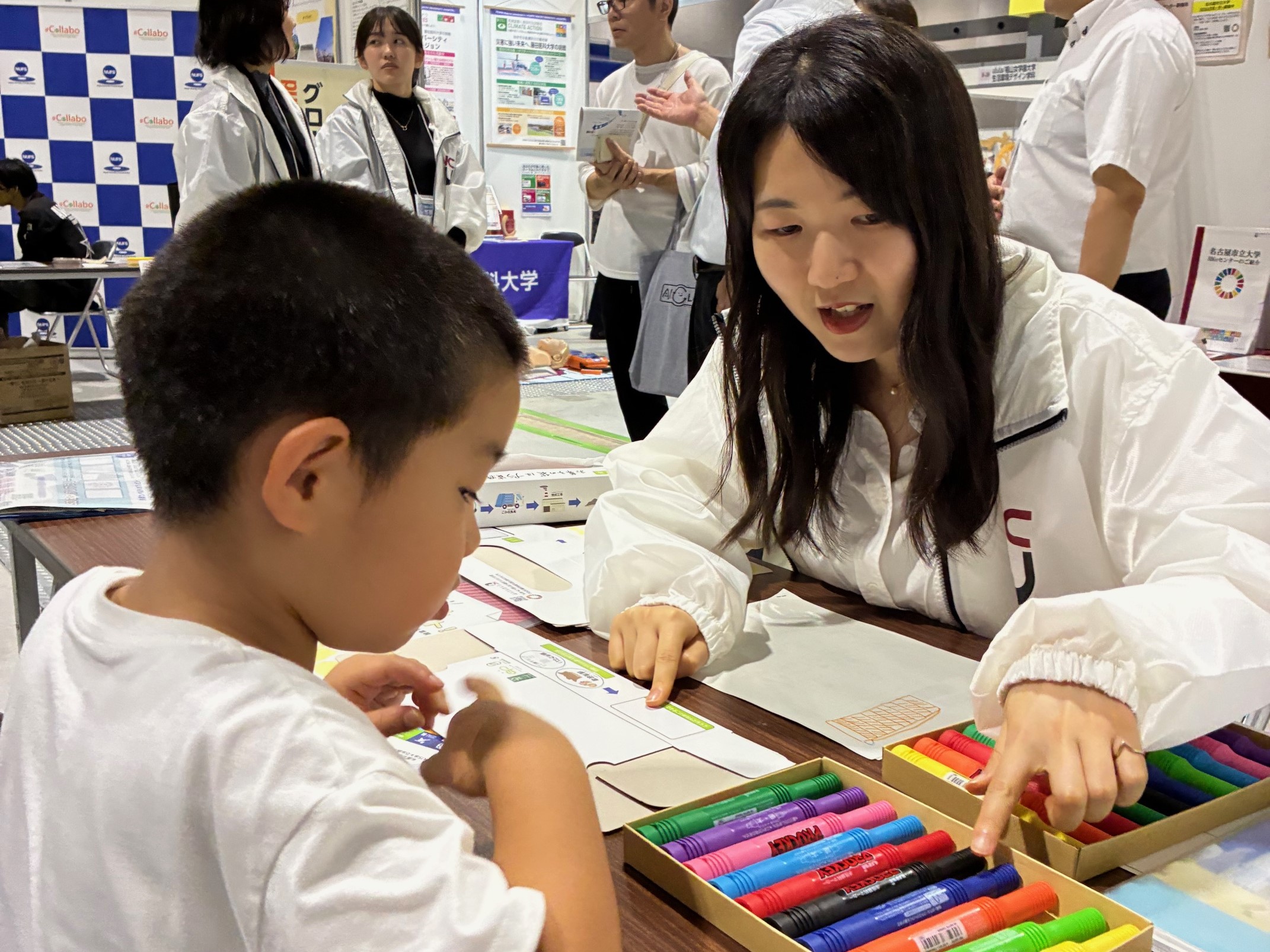 ブースの様子（サステナカレッジ）