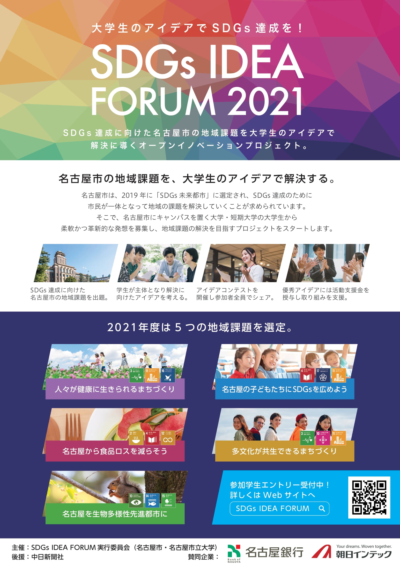 SDGs IDEA FORUM 2021チラシ