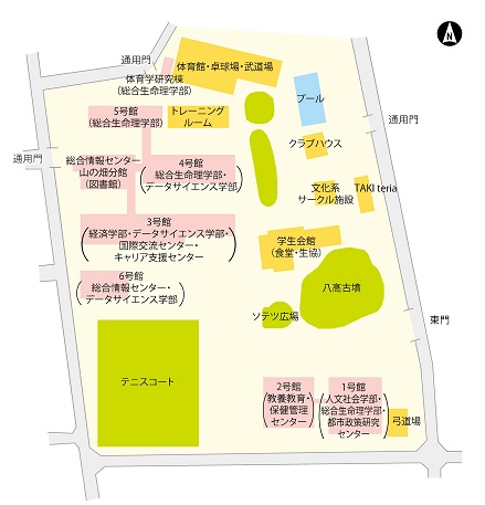 滝子キャンパスマップ