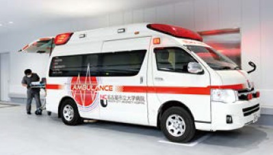 救急車到着フロア写真