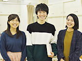 森 史織さん、角 貴史さん 、下地 佑佳さん