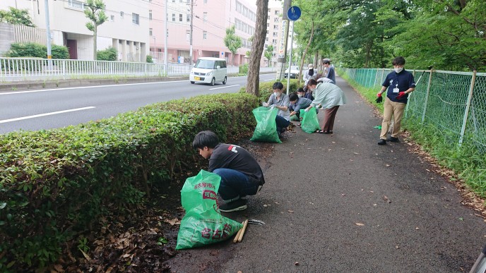 清掃の様子