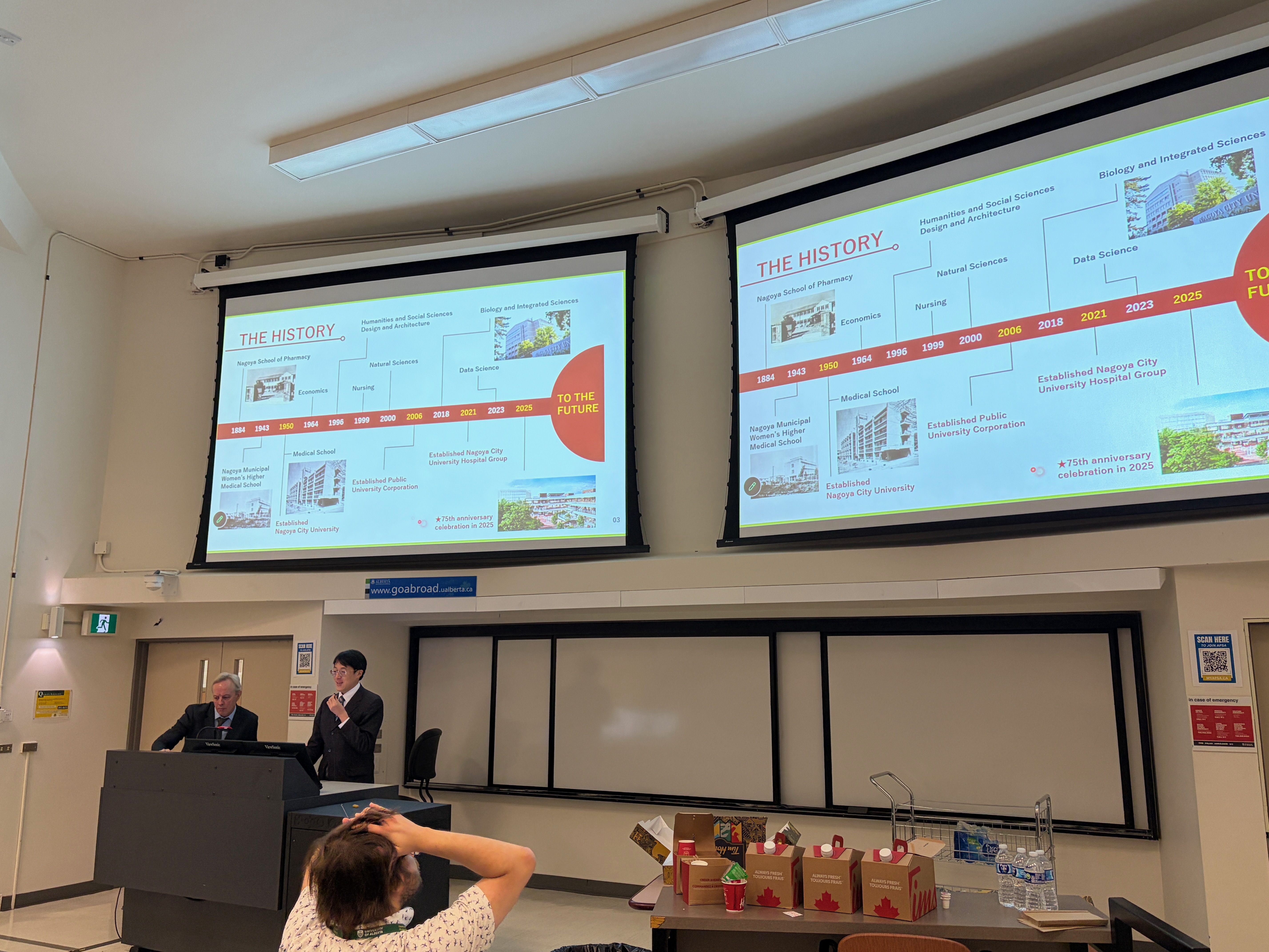 Prof. Makino's lecture