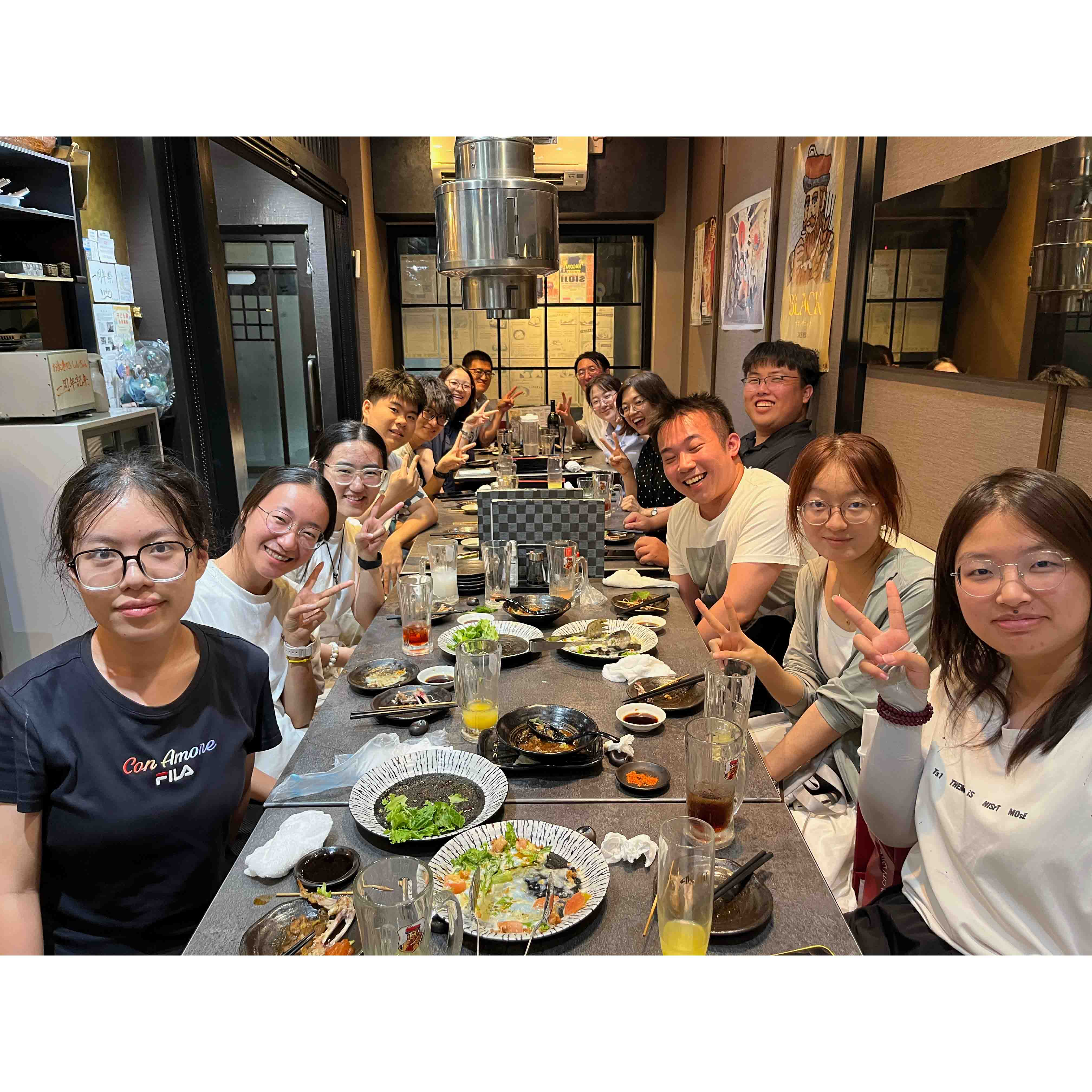 Welcome party at Japanese IZAKAYA.